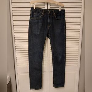 Levi's Men's Made And Crafted Slim Jeans in Dark Indigo